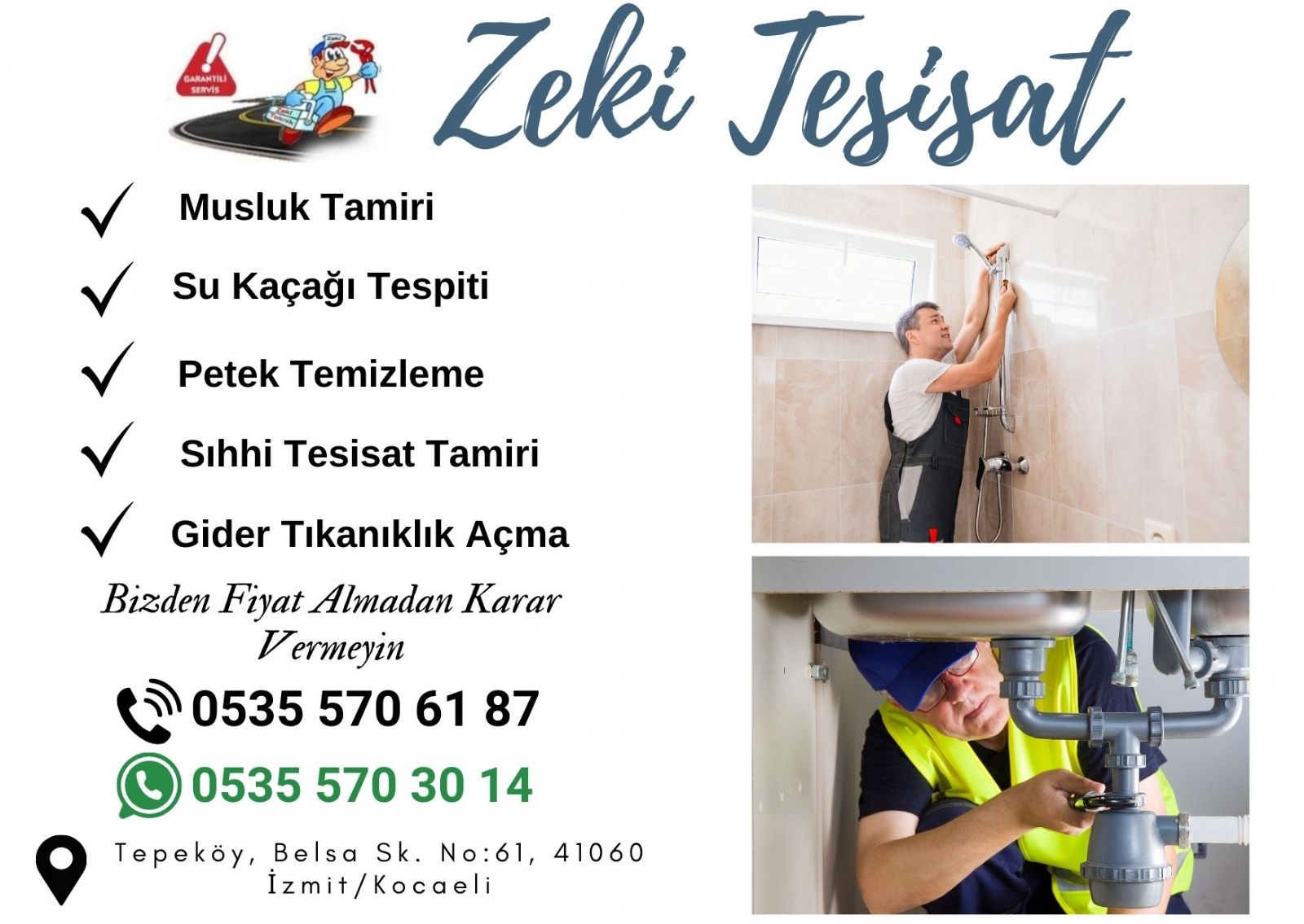 İzmit Tesisatçı